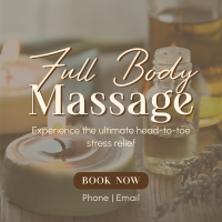 Full Body Massage Instagram post Image Preview