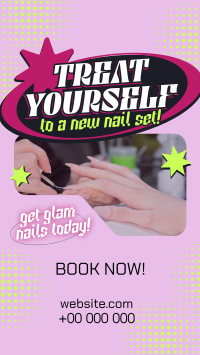 Y2K Nail Salon Facebook story Image Preview