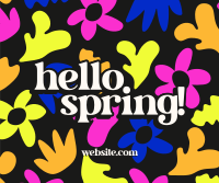 Spring Cutouts Facebook Post Design