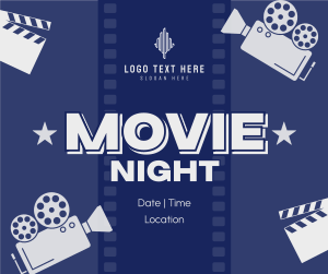 Movie Marathon Night Facebook post Image Preview