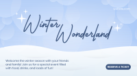 Winter Wonderland Facebook event cover Image Preview