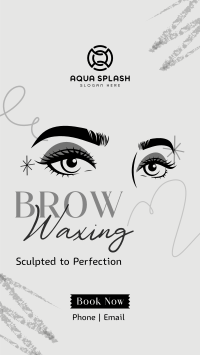 Eyebrow Waxing Service TikTok Video Image Preview