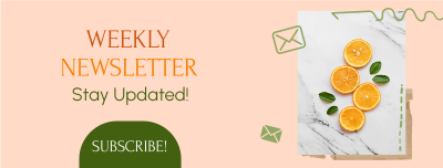 Fruity Weekly Newsletter Facebook cover Image Preview