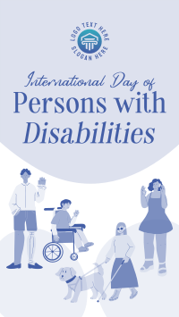 Simple Disability Day Instagram story Image Preview