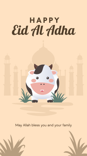 Eid Al Adha Cow Instagram story Image Preview