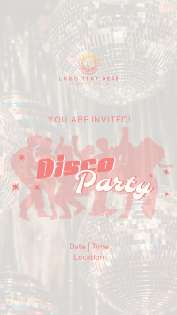 Disco Fever Party Instagram Reel Design