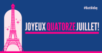 Quatorze Juillet Facebook Ad Design