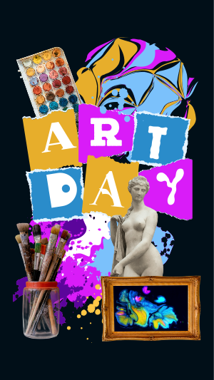 Art Day Collage Instagram Reel Image Preview