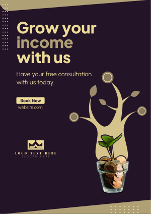 Plant Your Income Flyer Image Preview