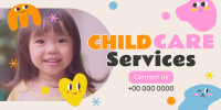Quirky Faces Childcare Service Twitter post Image Preview