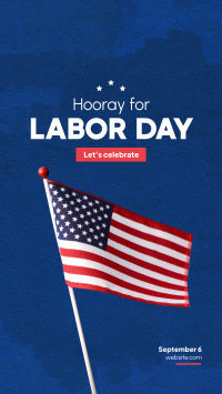 Happy Labor Day Facebook Story Design