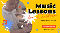Music Lessons for Kids Animation Image Preview