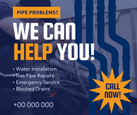 Pipes & Pliers Facebook Post Design