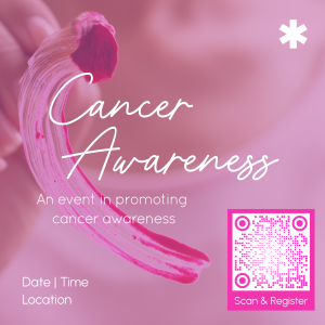 Cancer Awareness Event Instagram post Image Preview