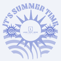 Summer Badge T-shirt Image Preview