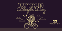 Celebrate Bicycle Day Twitter post Image Preview