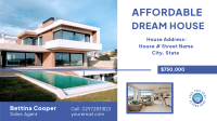 Affordable Dream House Facebook event cover Image Preview