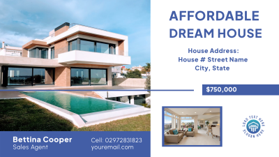 Affordable Dream House Facebook event cover Image Preview