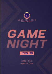 Game Night Flyer Design
