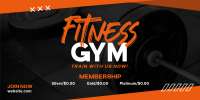 Fitness Gym Twitter post Image Preview