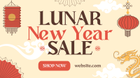 Lunar New Year Sale Facebook Event Cover Design