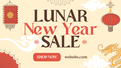 Lunar New Year Sale Facebook event cover Image Preview