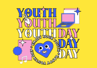 Youth Day Collage Postcard Image Preview