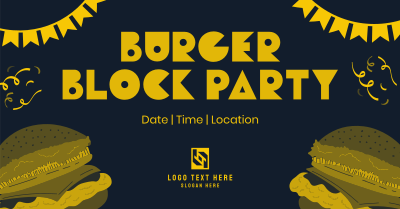 Burger Block Party Facebook ad Image Preview