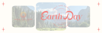 Earth Day Minimalist Twitter Header Design
