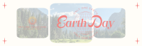 Earth Day Minimalist Twitter Header Image Preview