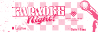 Pop Karaoke Night Twitter Header Image Preview