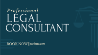 Professional Legal Consultant Facebook Event Cover Design