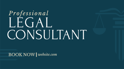 Professional Legal Consultant Facebook event cover Image Preview