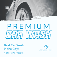 Premium Car Wash Instagram Post Design