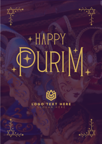 Celebrating Purim Poster Design