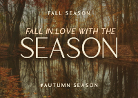 Minimalist Autumn Quotes Postcard Image Preview