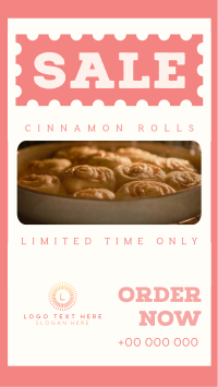 Cinnamon Rolls Sale YouTube short Image Preview