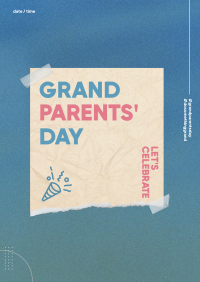 Grandparent's Day Paper Flyer Image Preview