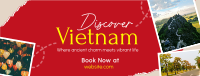 Vietnam Travel Tour Scrapbook Facebook Cover Design