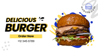 Delicious Burger Facebook Ad Design