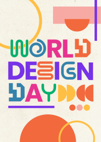 Abstract Design Day Poster Design