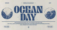 Retro Ocean Day Facebook ad Image Preview