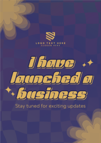 Y2K Business Launch Flyer Image Preview