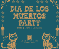 Muerto Cat Party Facebook post Image Preview