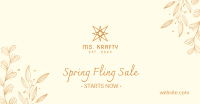 Spring Sale Ornamental Facebook Ad Image Preview