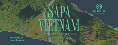 Vietnam Rice Terraces Facebook cover Image Preview