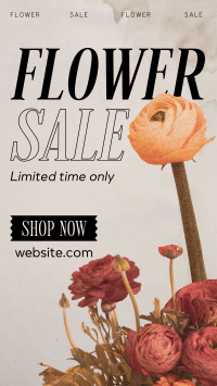 Flower Boutique  Sale Instagram Reel Image Preview