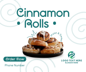 Quirky Cinnamon Rolls Facebook post Image Preview