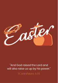 Easter Resurrection Flyer Design