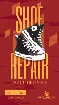 Shoe Repair Service Instagram Reel Image Preview